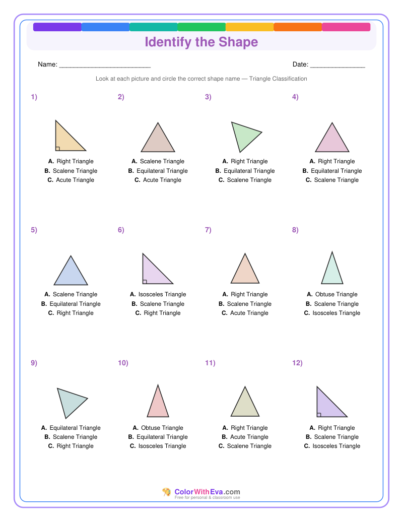 Identify the Shape: Level 4 (Set 1) preview