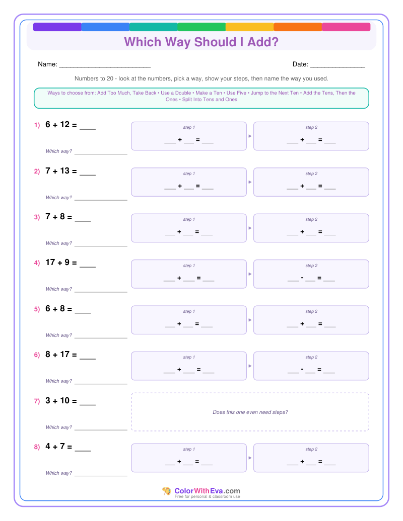 Which Way Should I Add? Level 1 (Set 1) thumbnail