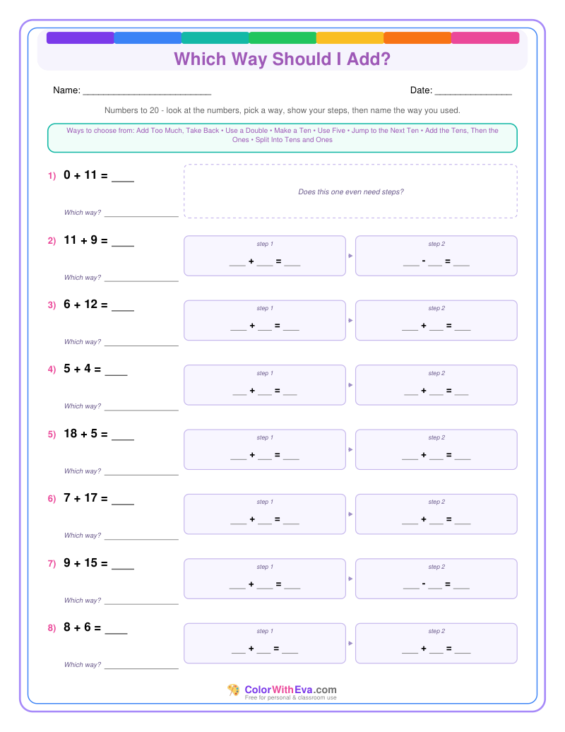 Which Way Should I Add? Level 1 (Set 2) thumbnail