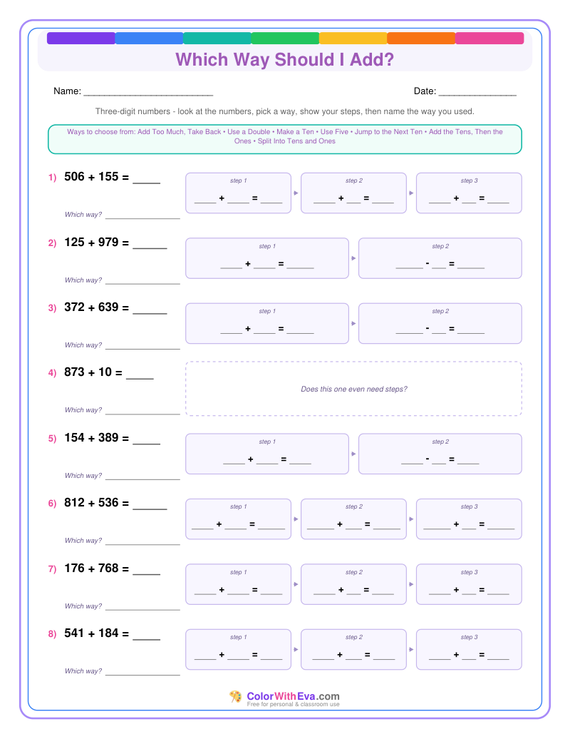 Which Way Should I Add? Level 3 (Set 1) thumbnail