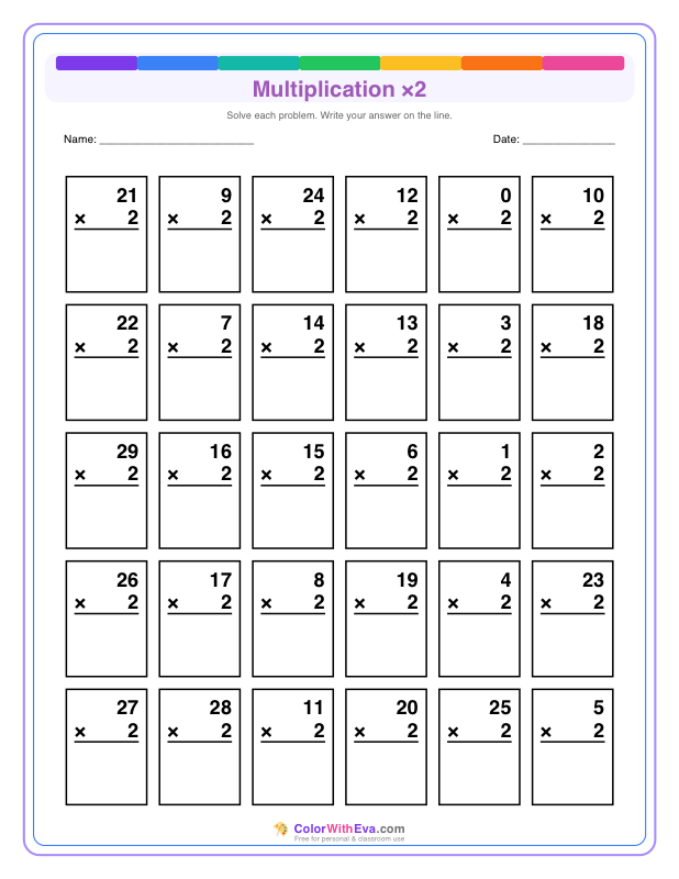 Multiply by 2 (Set 3) thumbnail