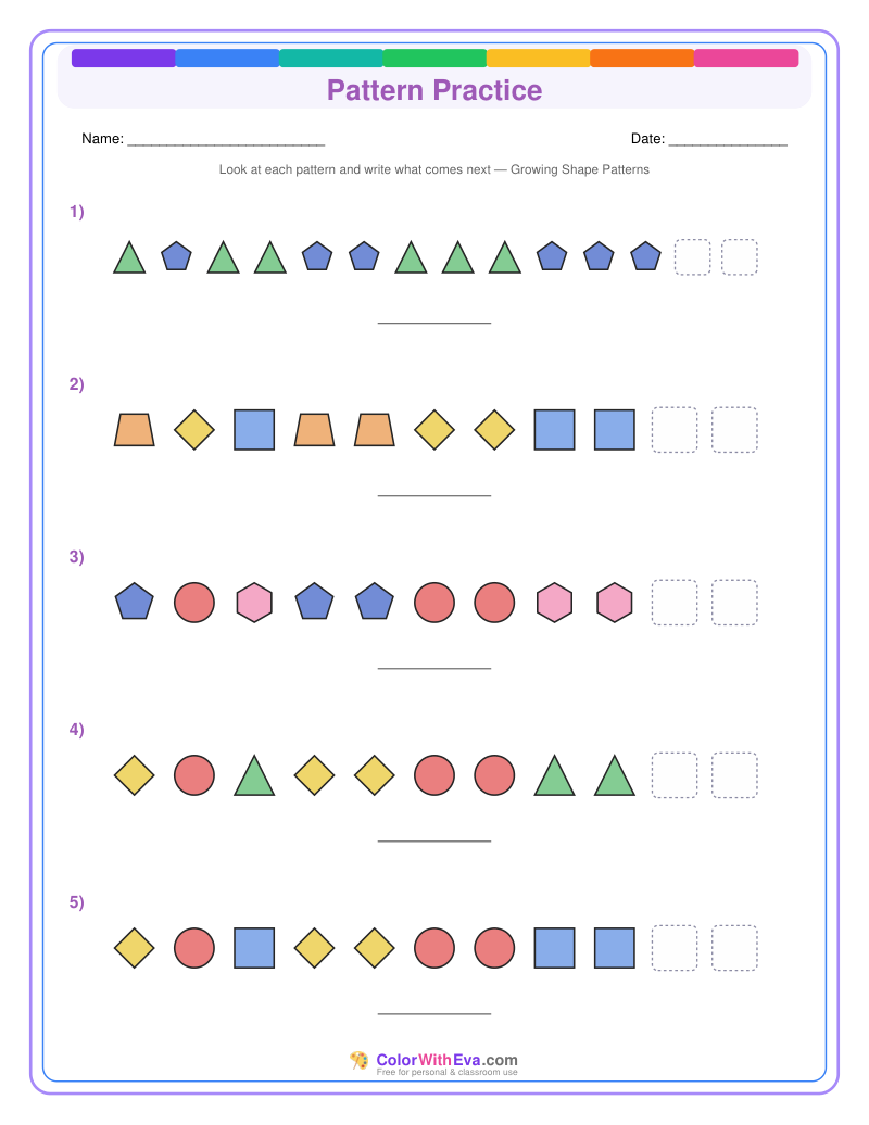 Pattern Practice: Level 5 (Set 3) preview