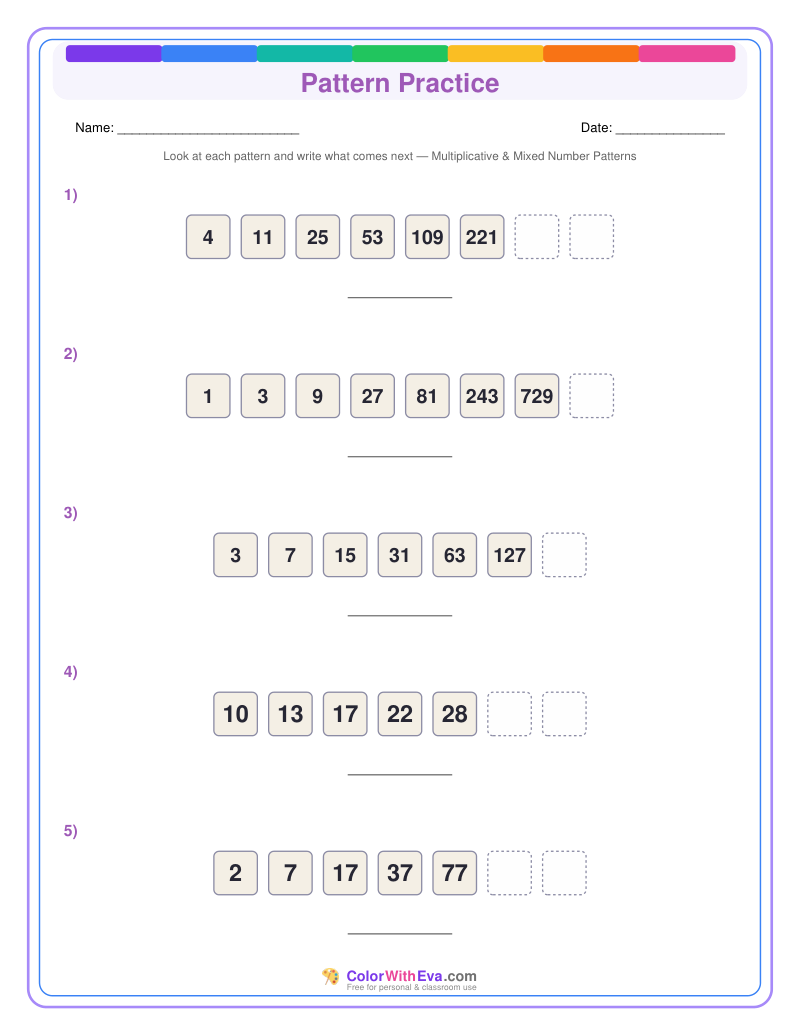 Pattern Practice: Level 7 (Set 1) preview