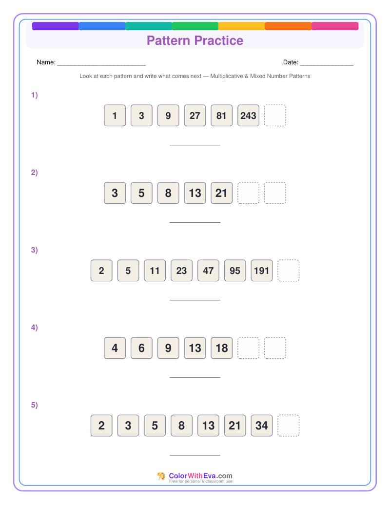 Pattern Practice: Level 7 (Set 3) preview