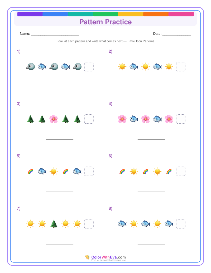Pattern Practice: Level 8 (Set 3) preview
