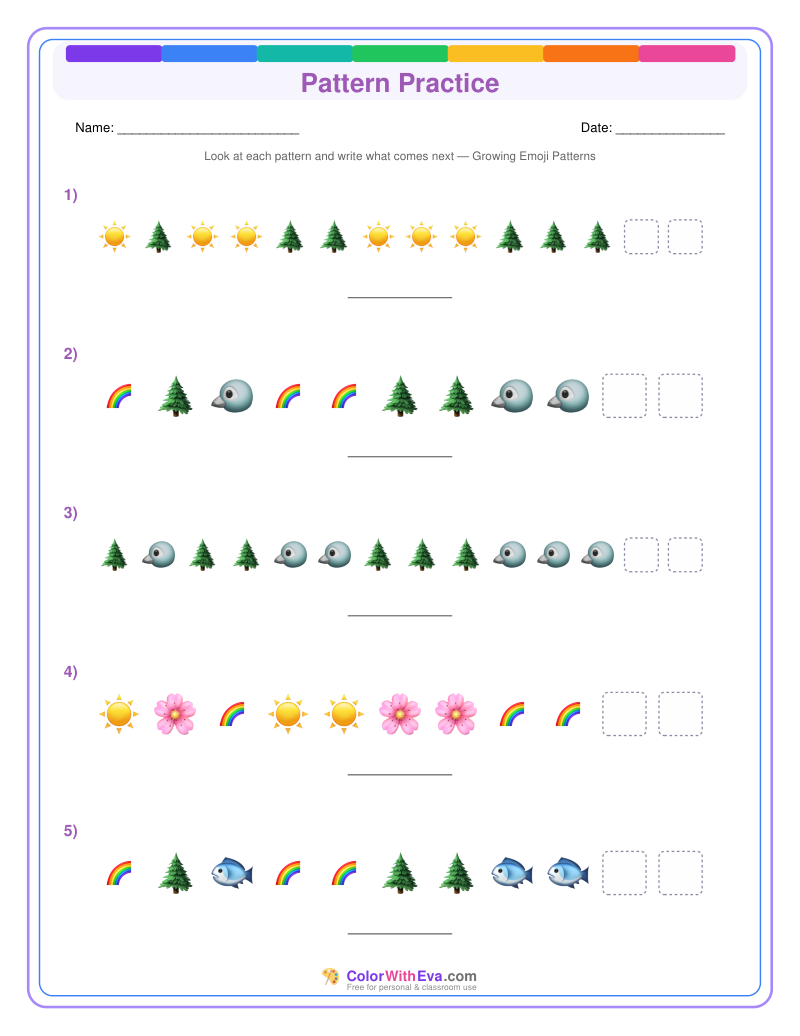 Pattern Practice: Level 9 (Set 1) preview