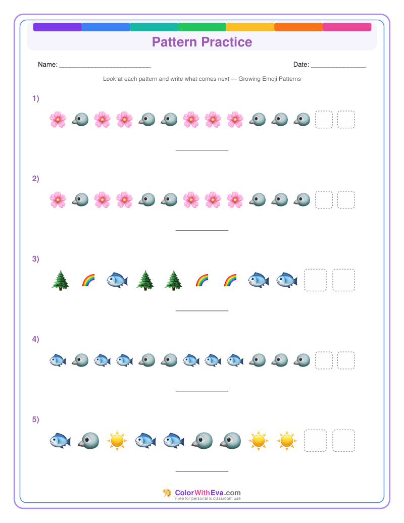 Pattern Practice: Level 9 (Set 2) preview