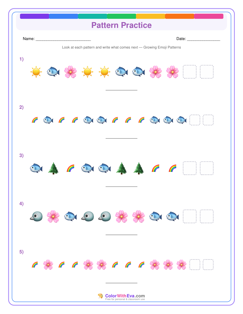 Pattern Practice: Level 9 (Set 3) preview