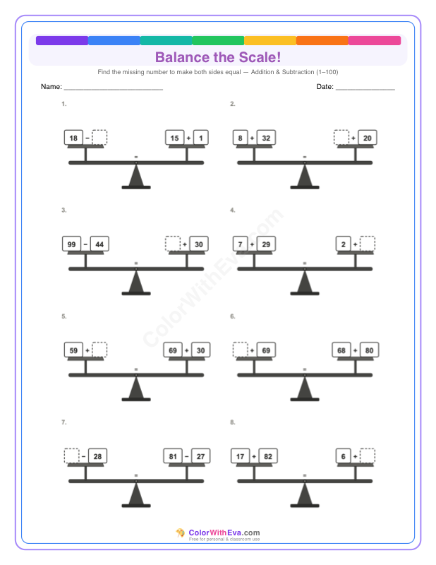 Balance the Scale: Level 4 (Set 1) thumbnail