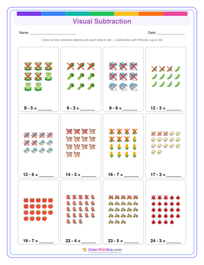 Visual Subtraction: Level 3 (Set 1) thumbnail