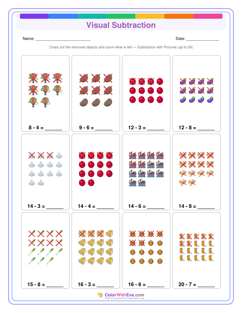 Visual Subtraction: Level 3 (Set 4) thumbnail