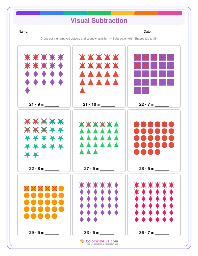 Visual Subtraction: Level 4 (Set 1) thumbnail
