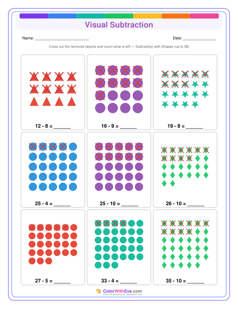 Visual Subtraction: Level 4 (Set 3) thumbnail