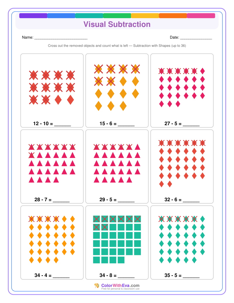 Visual Subtraction: Level 4 (Set 4) thumbnail