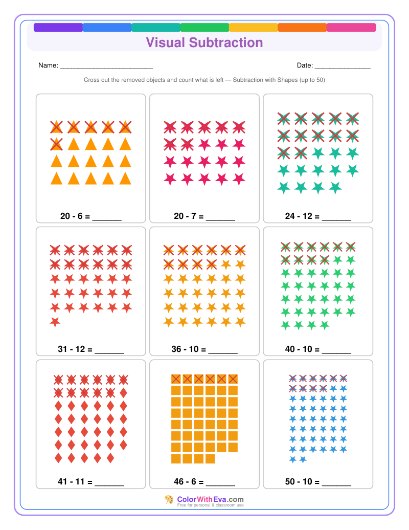 Visual Subtraction: Level 5 (Set 2) thumbnail