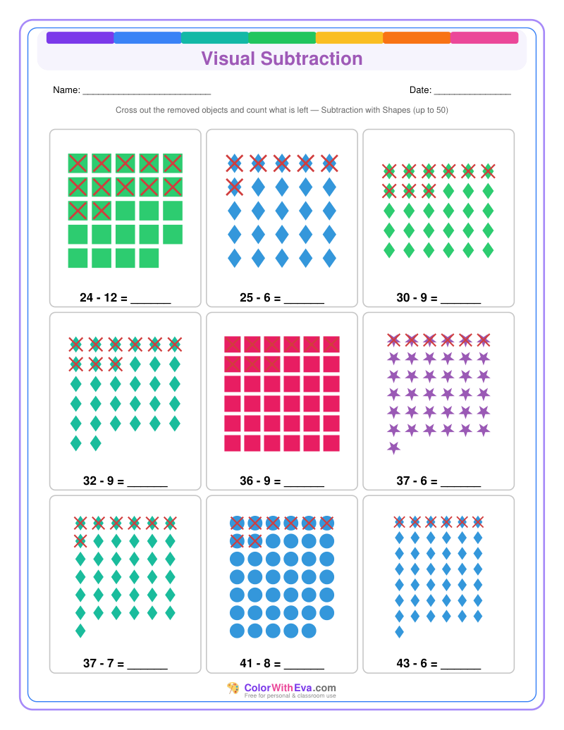 Visual Subtraction: Level 5 (Set 3) thumbnail