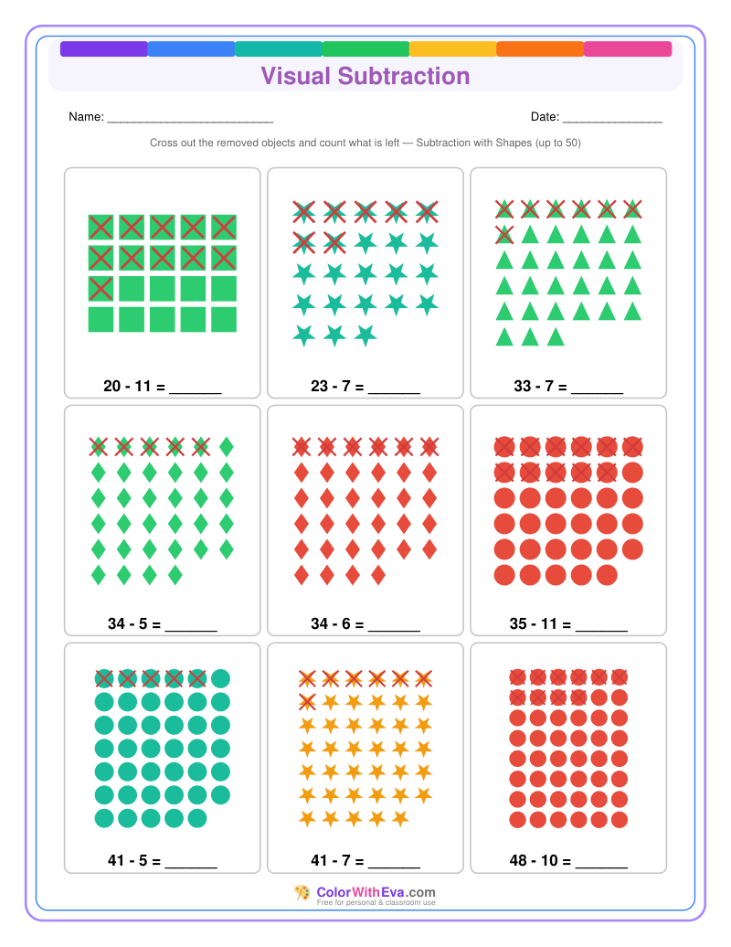 Visual Subtraction: Level 5 (Set 4) thumbnail