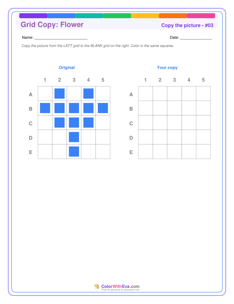 Grid Copy: Flower #03 preview