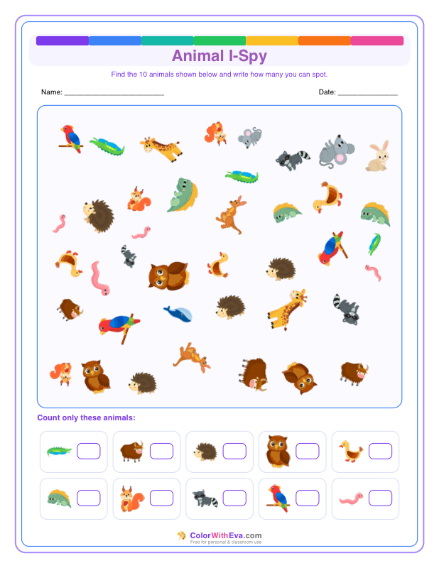 Animal I-Spy (5) thumbnail