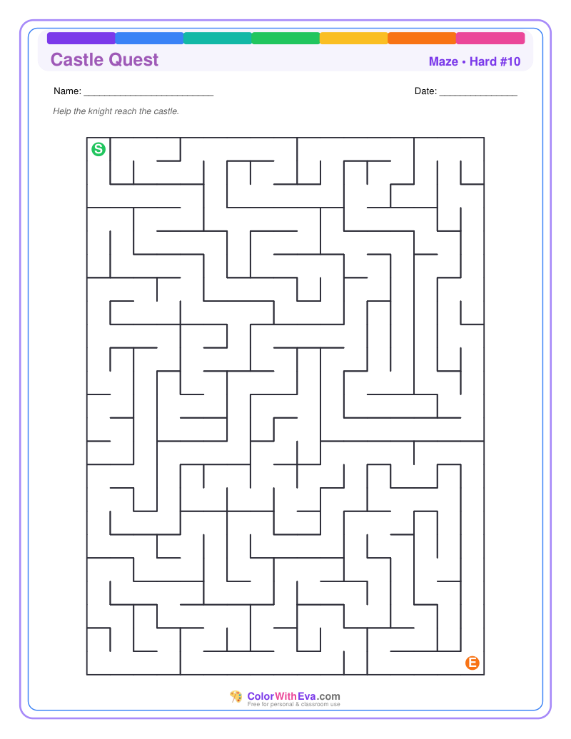 Castle Quest Maze – Hard #10 preview