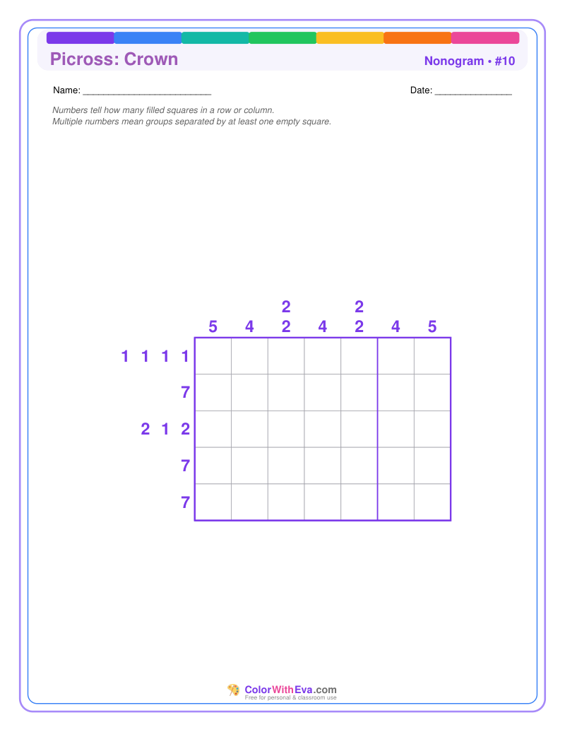 Nonogram: Crown #10 preview