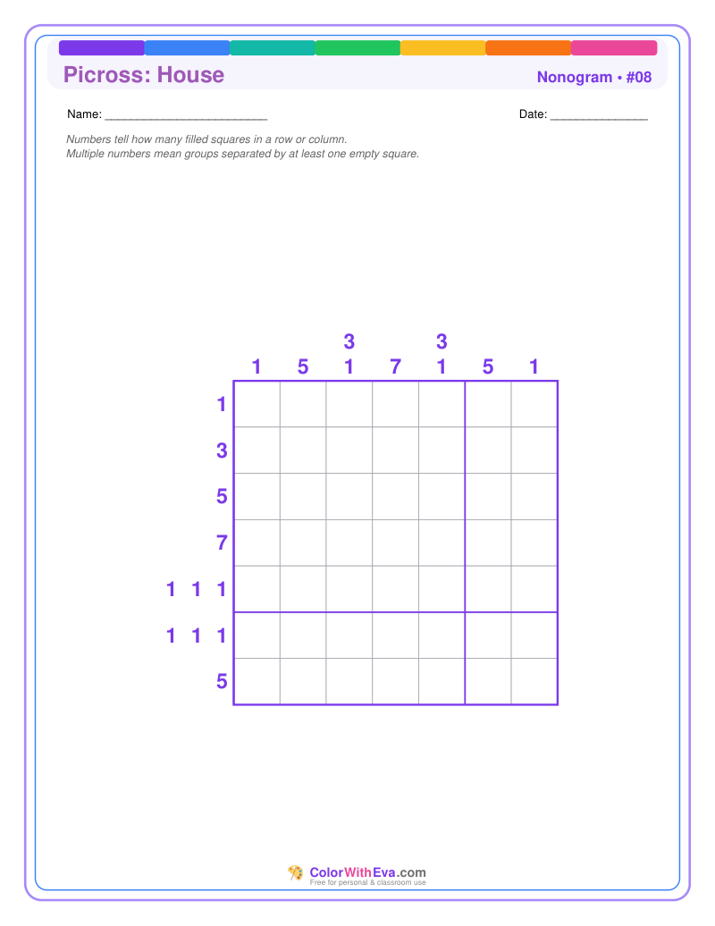 Nonogram: House #08 preview