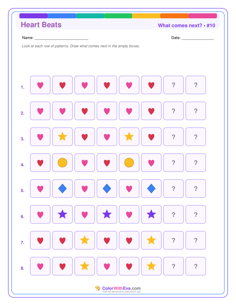 Pattern Completion: Heart Beats #10 preview