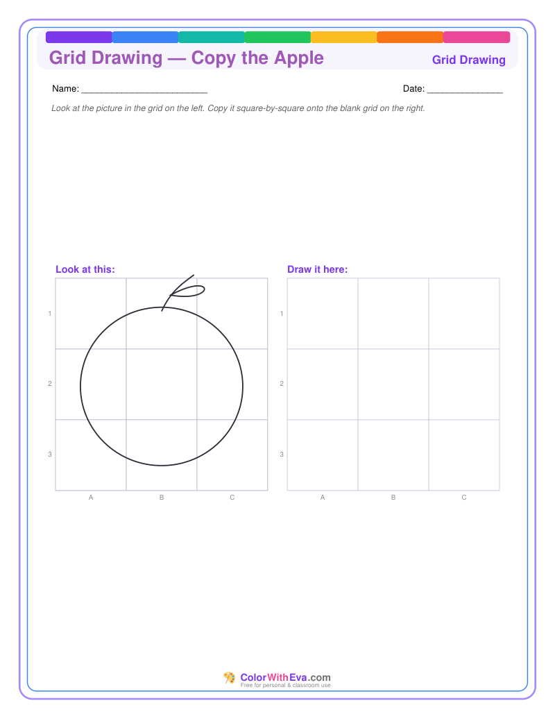 Grid Drawing — Copy the Apple preview