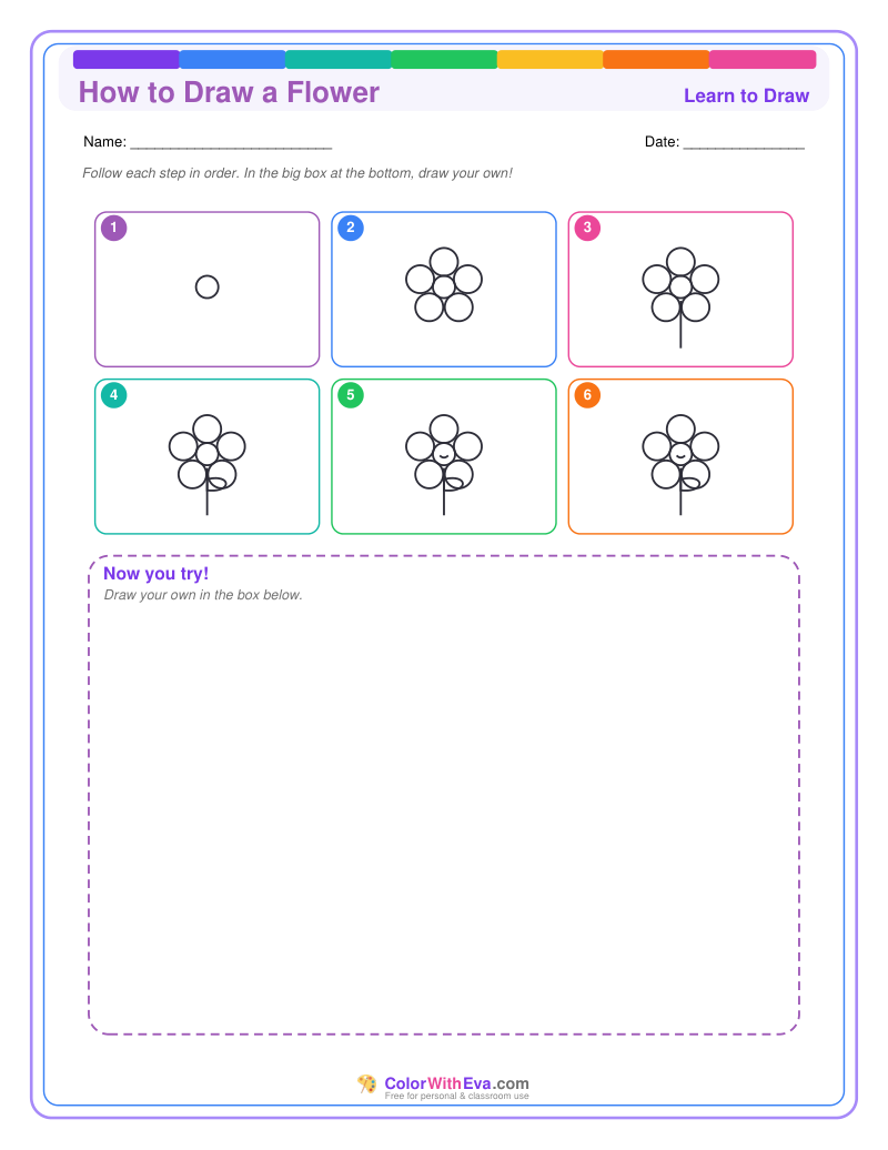How to Draw a Flower preview