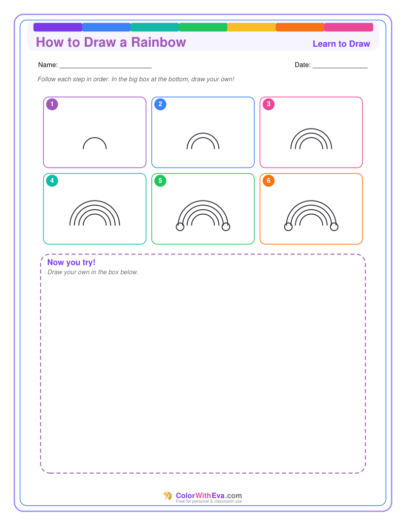 How to Draw a Rainbow preview