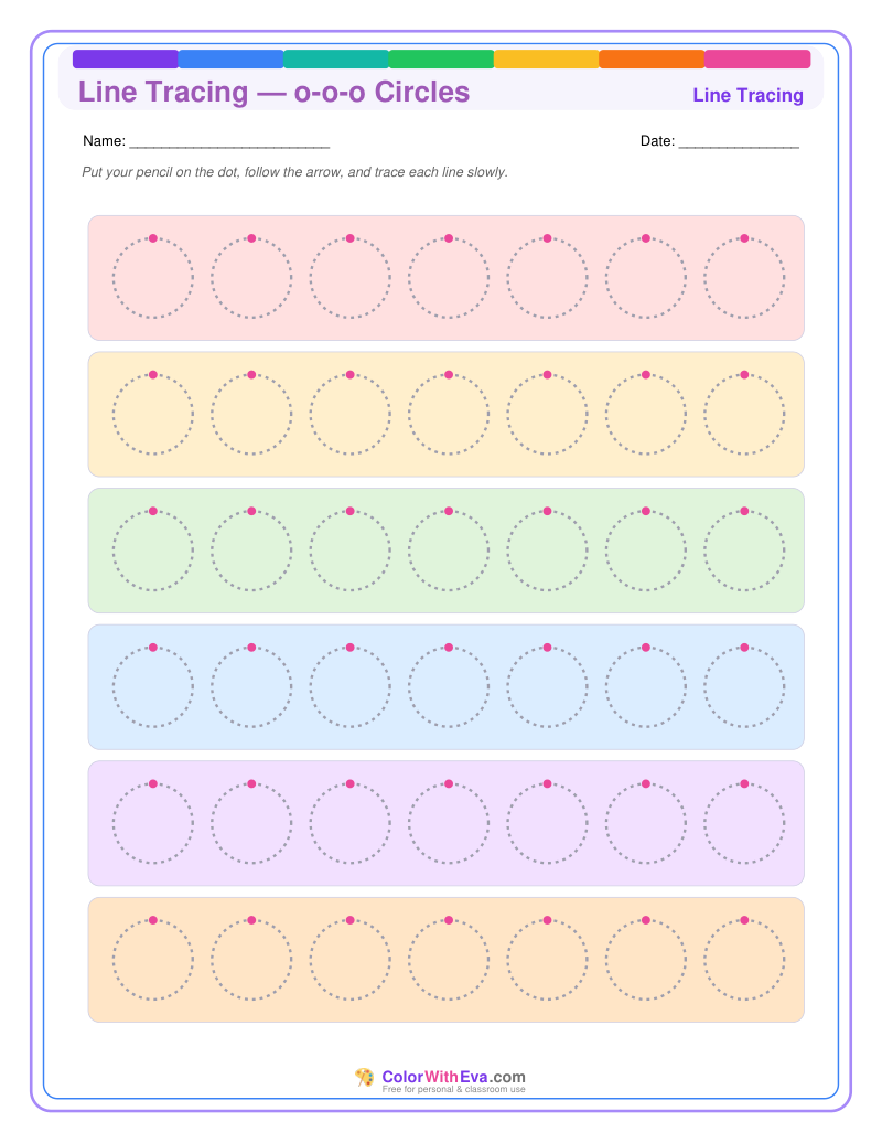 Line Tracing — o-o-o Circles preview