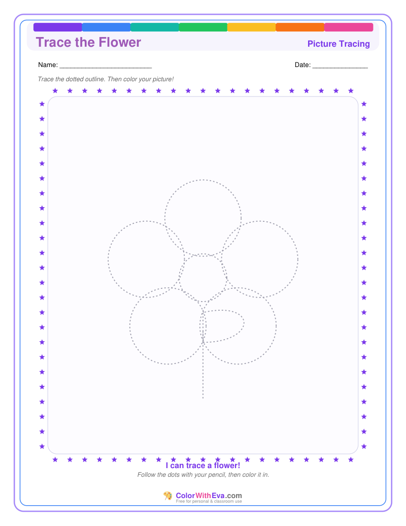 Trace the Flower preview