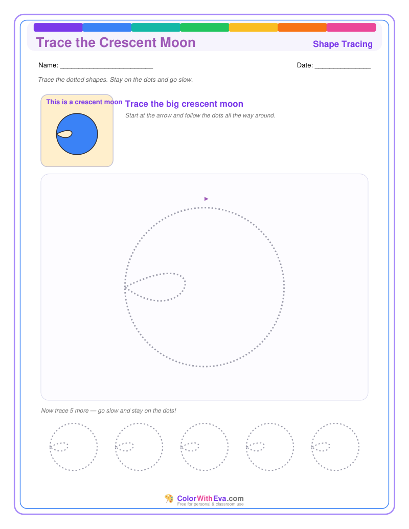 Trace the Crescent Moon preview