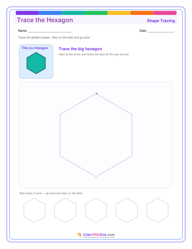 Trace the Hexagon preview