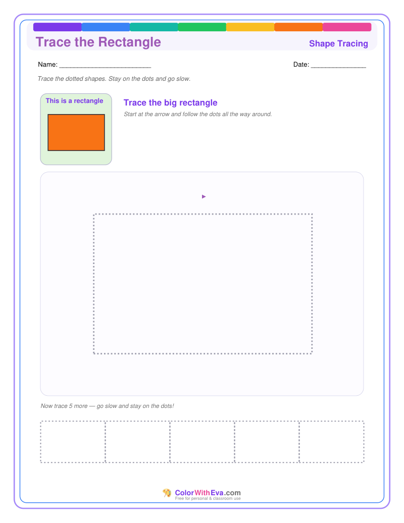 Trace the Rectangle preview