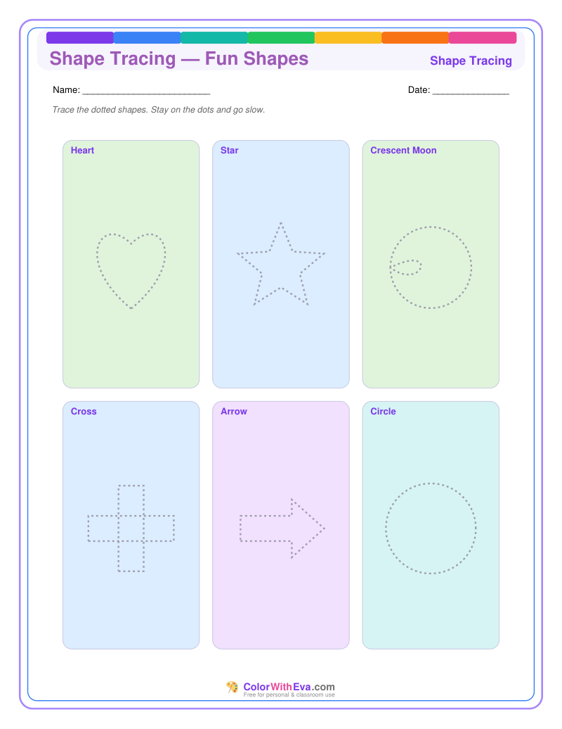 Shape Tracing — Fun Shapes preview