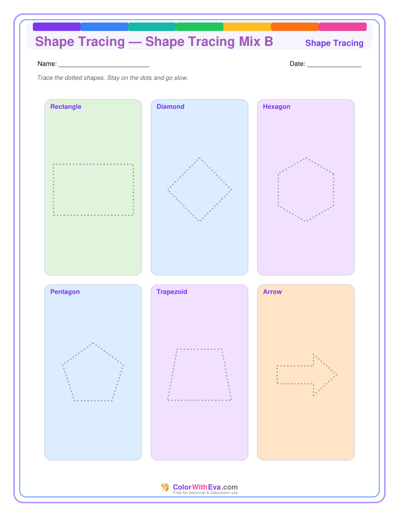 Shape Tracing — Shape Tracing Mix B preview