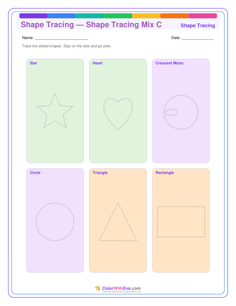 Shape Tracing — Shape Tracing Mix C preview
